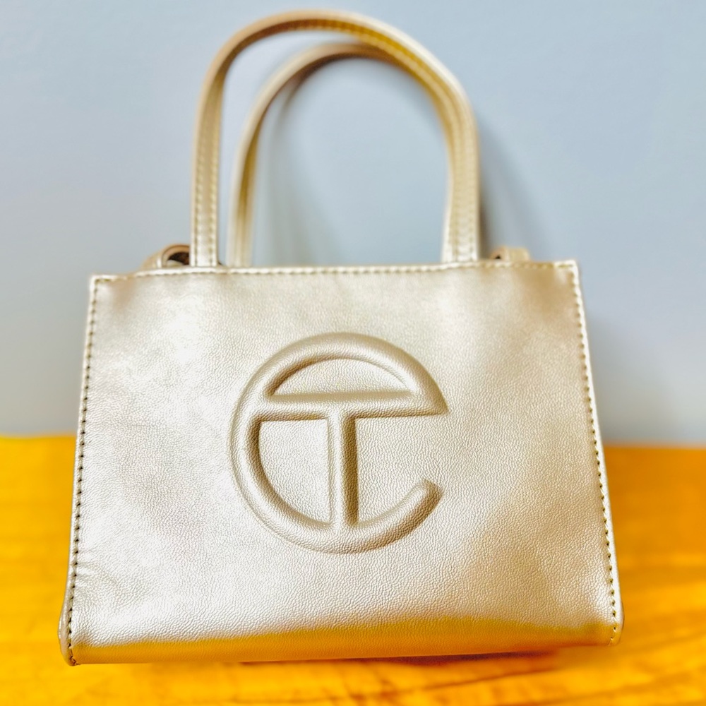 Telfar gold Small bag